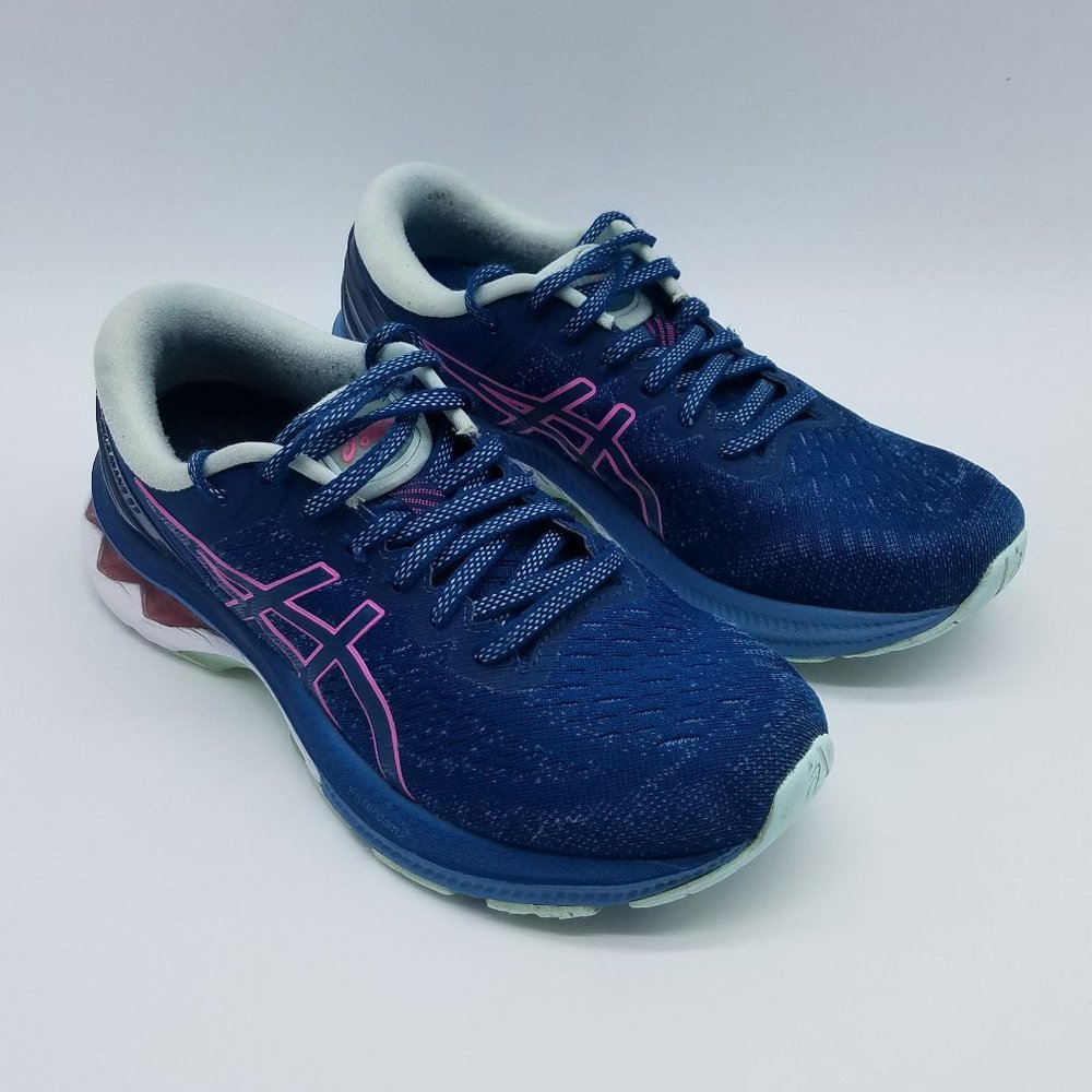 Asics Gel-Kayano 27 Women's Size 7.5 Running Shoes Blue Pink